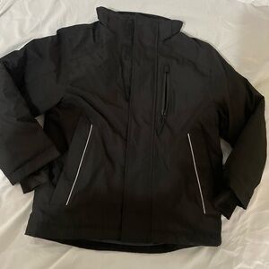 Tesla Youth Black Puffer Jacket